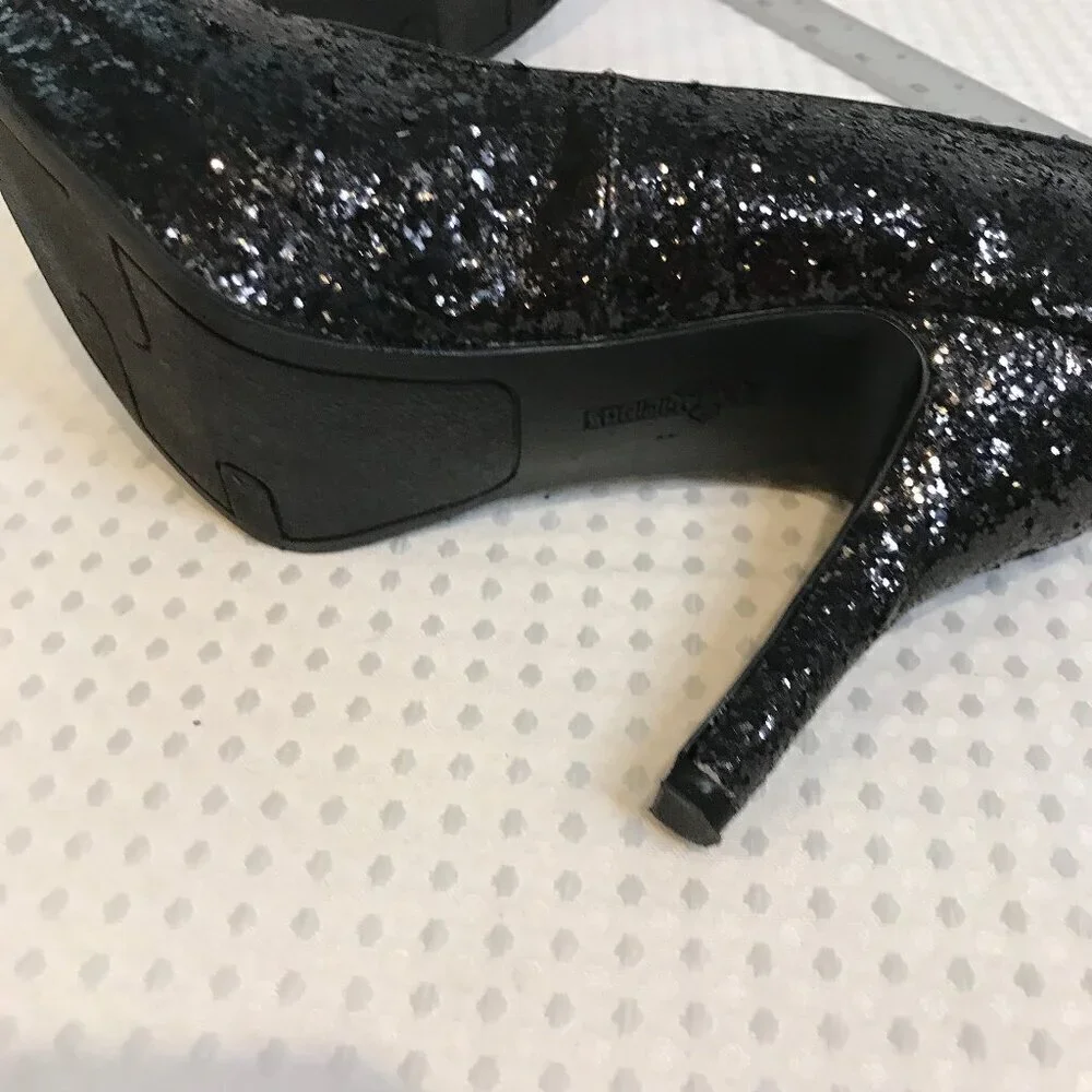 FERGALICIOUS BY FERGIE NELLY TOO GLITTER HEEL SHOES SIZE 7M